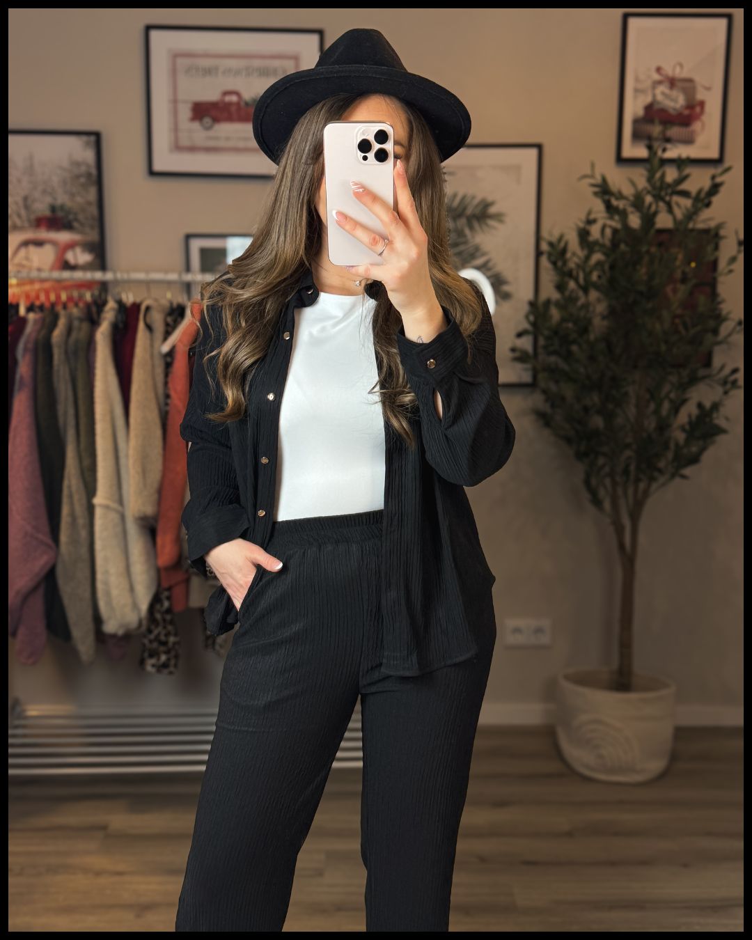 Zweiteiler - Set aus Hose & Hemd - Verschiedene Farben