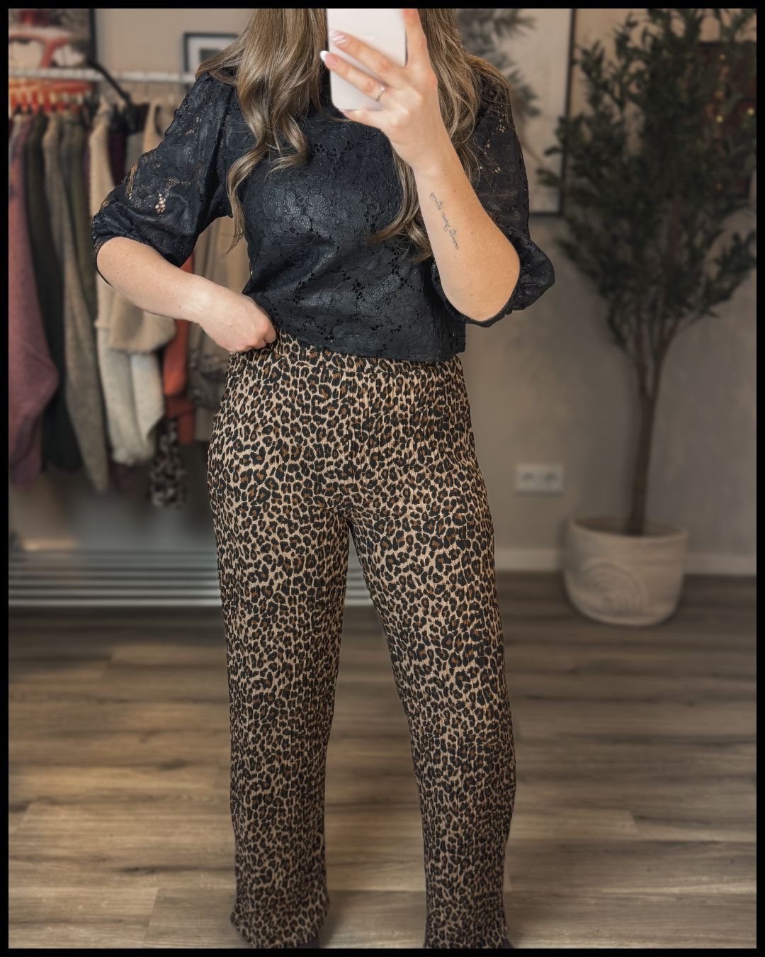 Bluse - Spitzenstoff