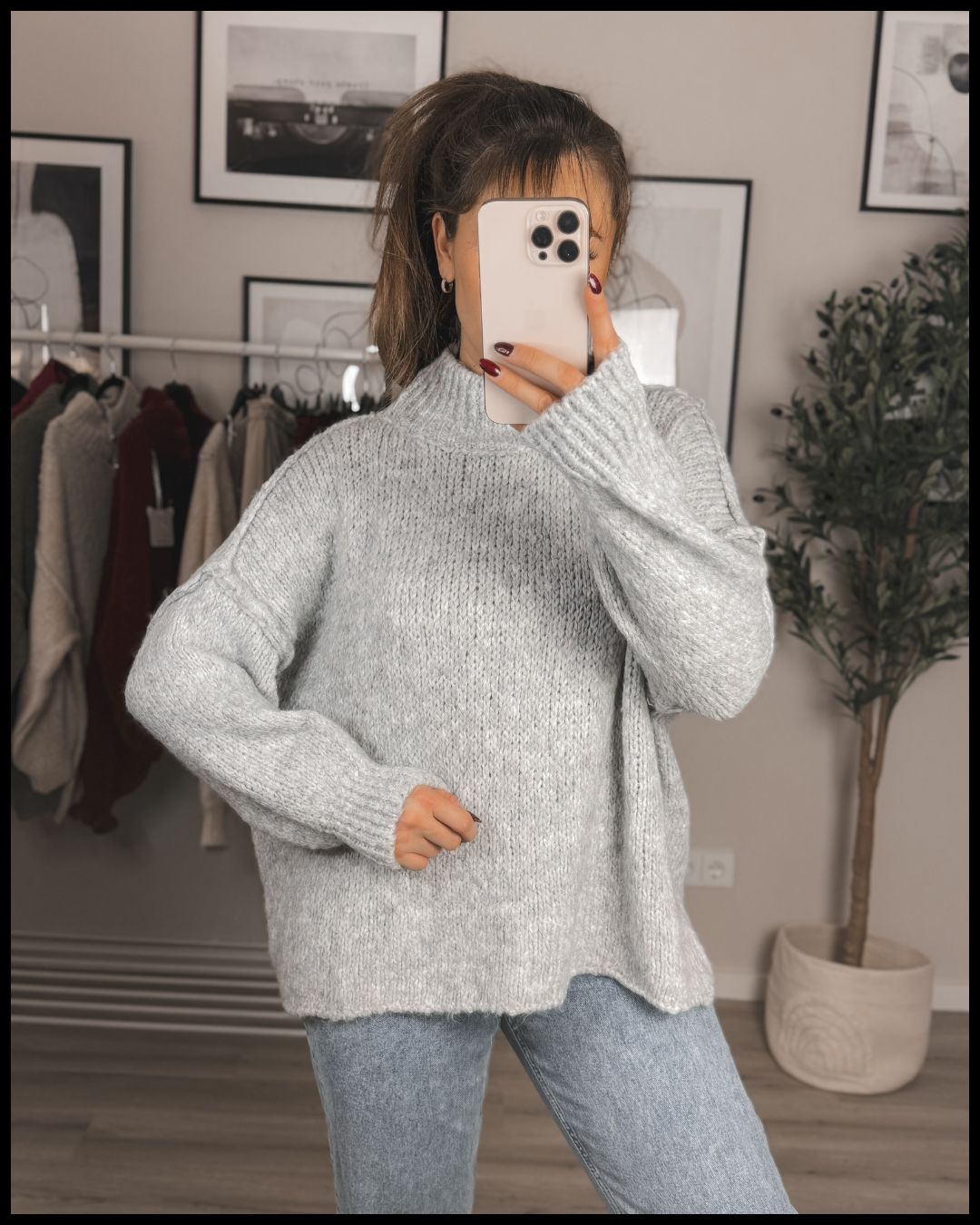 LÄSSIGER KURZER OVERSIZED PULLOVER | Verschiedene Farben