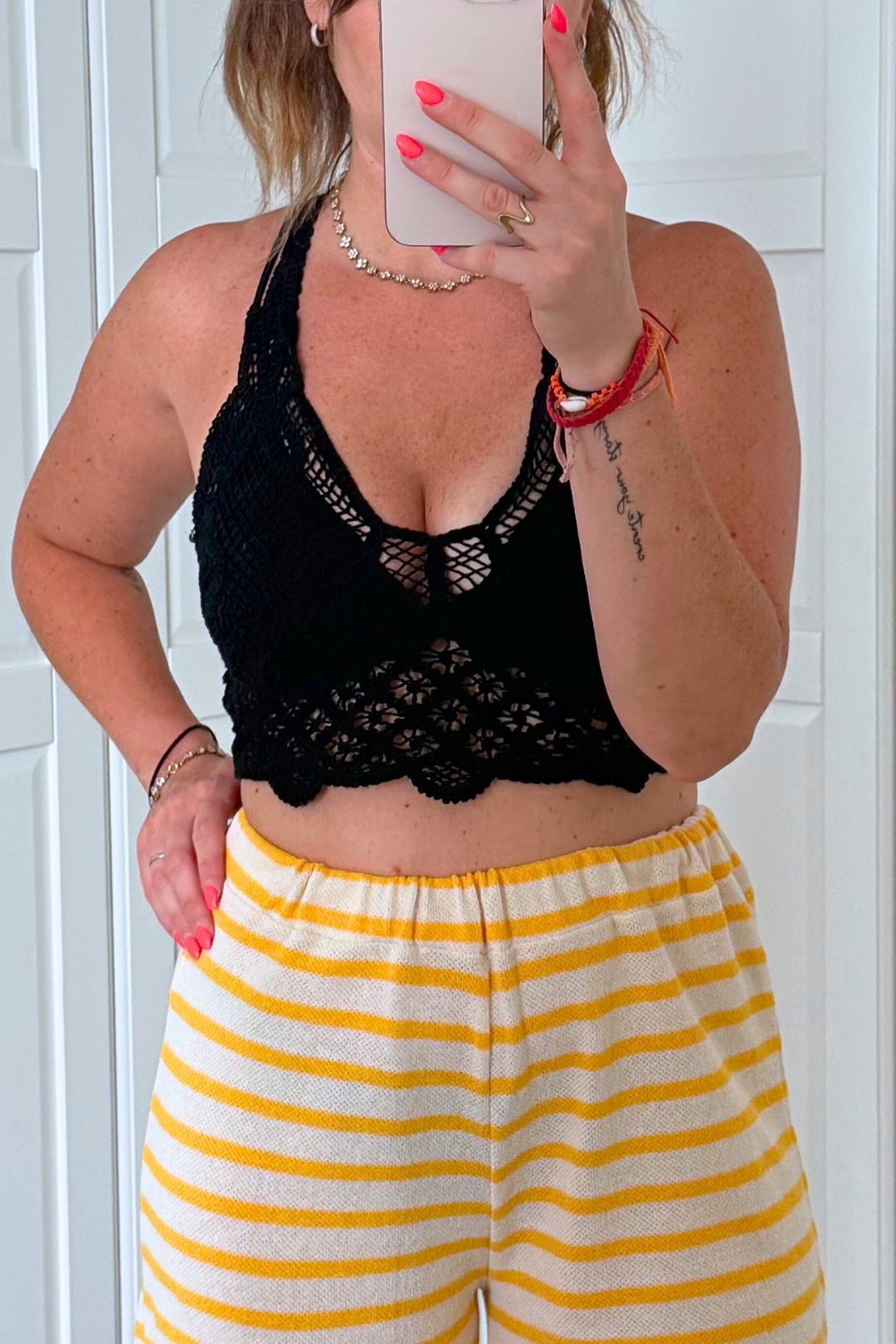 Top - Black Breeze - Mit Spitzendetails