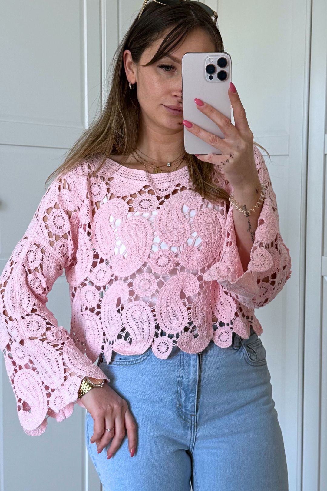 Oberteil - Ibiza Soul Crochet - Rosa