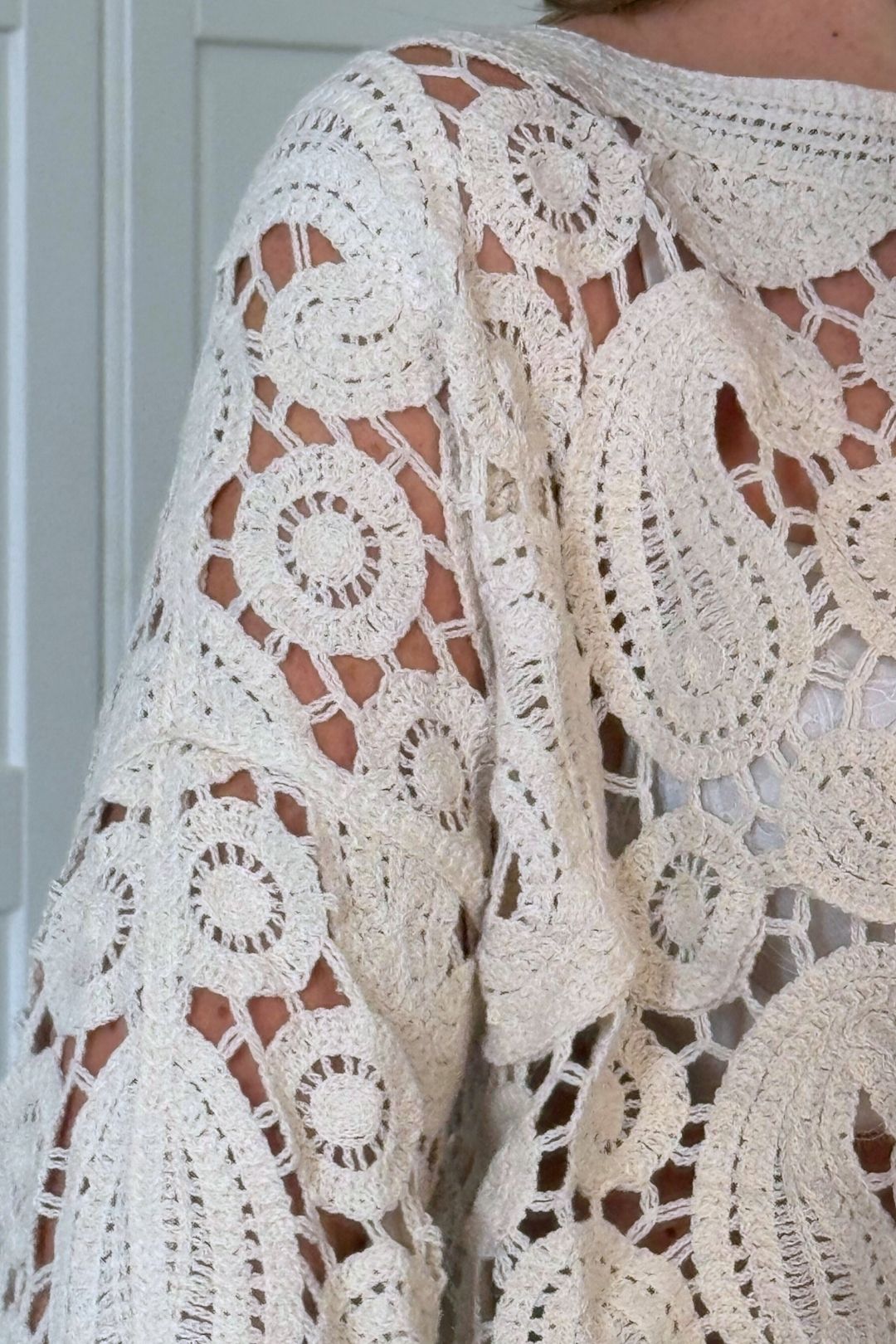 IBIZA SOUL CROCHET TOP BEIGE
