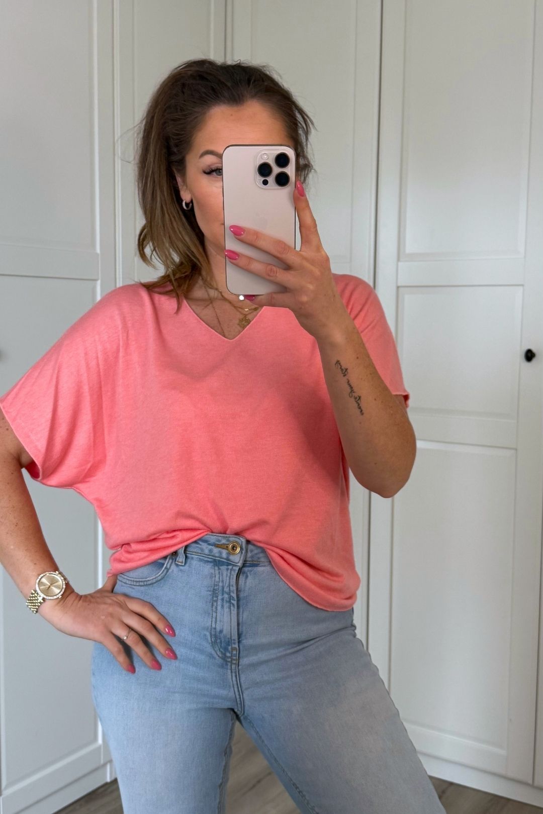 T- Shirt - Casual Chic - Rosa