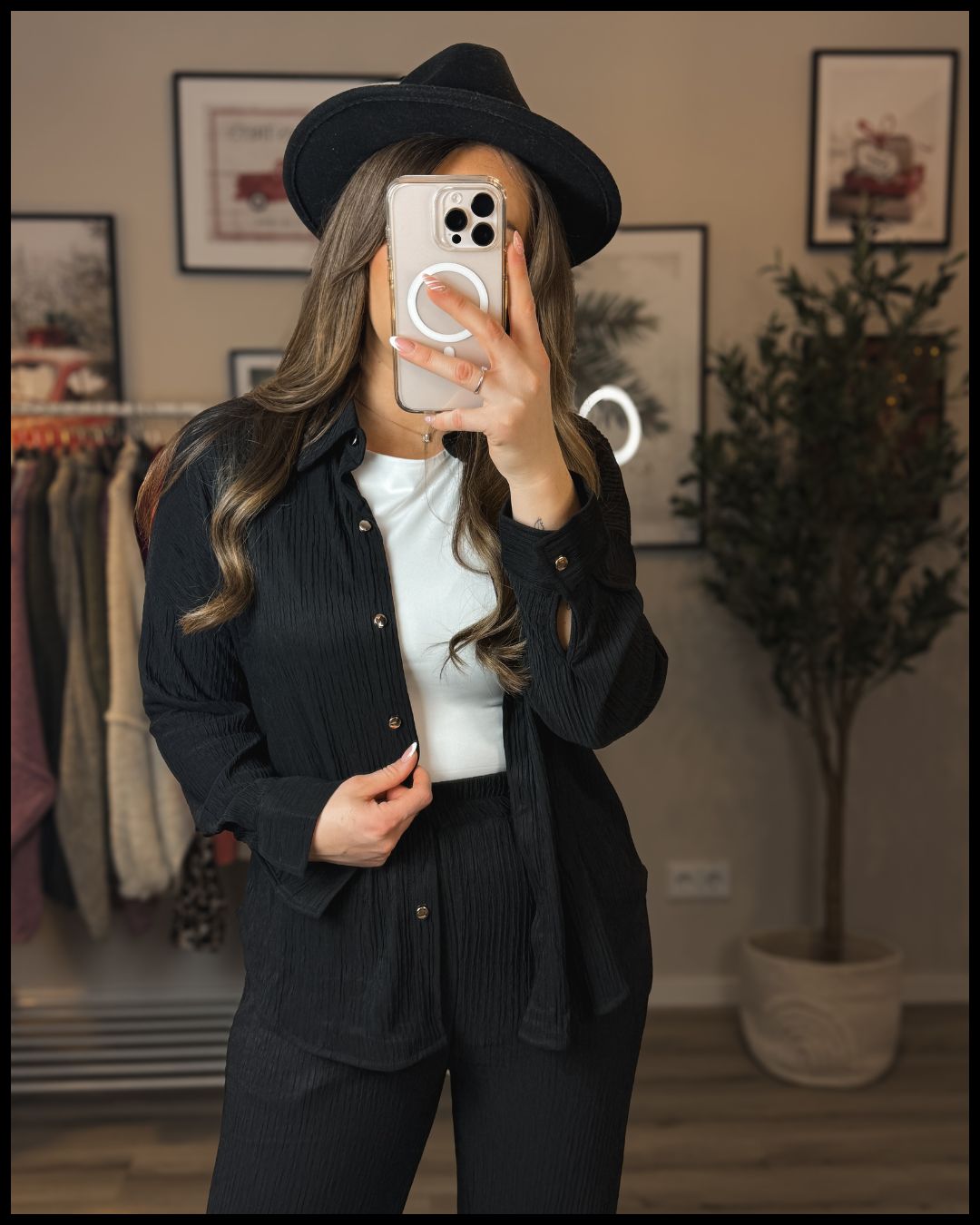 Zweiteiler - Set aus Hose & Hemd - Verschiedene Farben