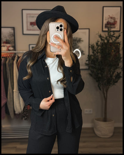 Zweiteiler - Set aus Hose & Hemd - Verschiedene Farben