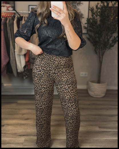 Bluse - Spitzenstoff