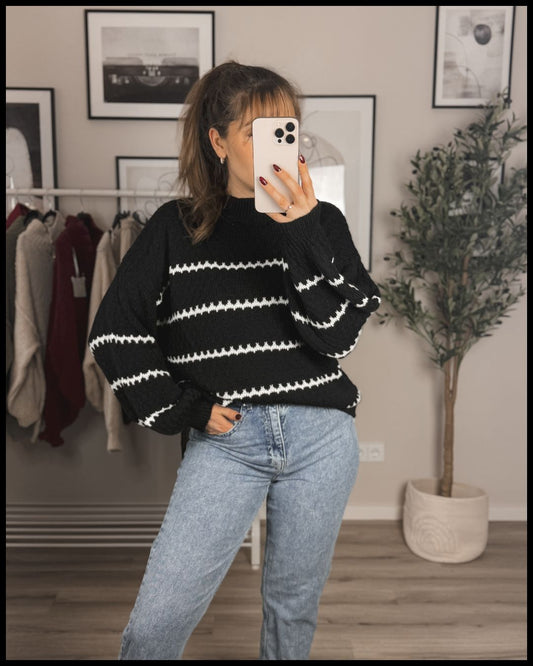 GESTREIFTER PULLOVER | Verschiedene Farben