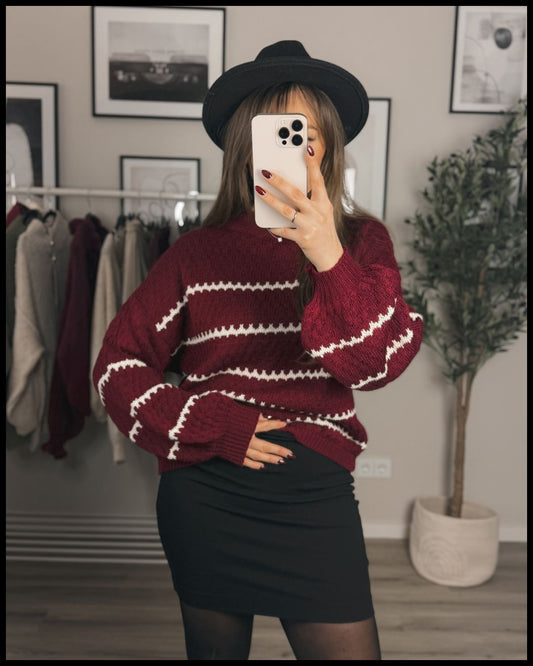 GESTREIFTER PULLOVER | Verschiedene Farben